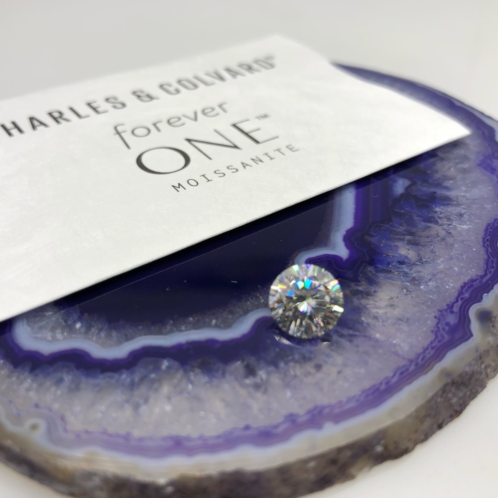 Forever One Hearts & Arrows Moissanite Gemstone